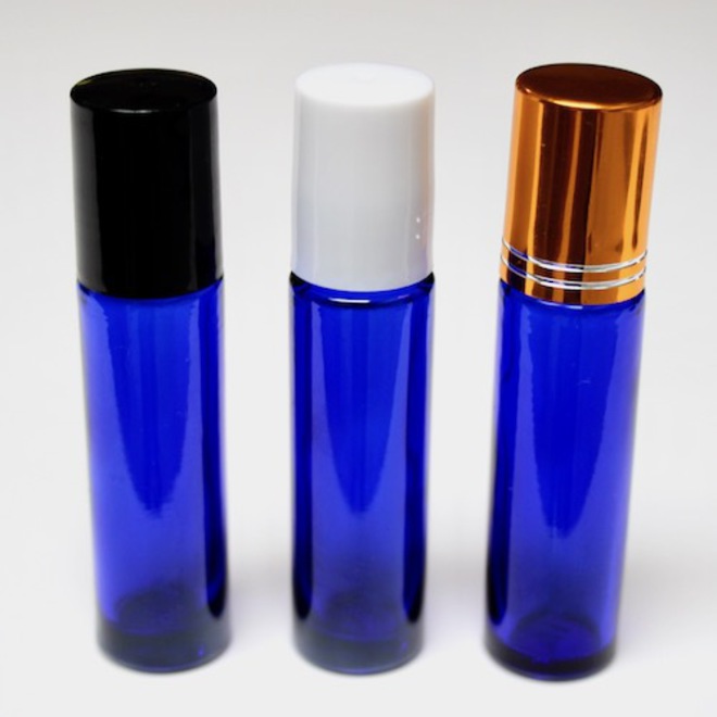 Blue glass roll-on: 10ml image 1